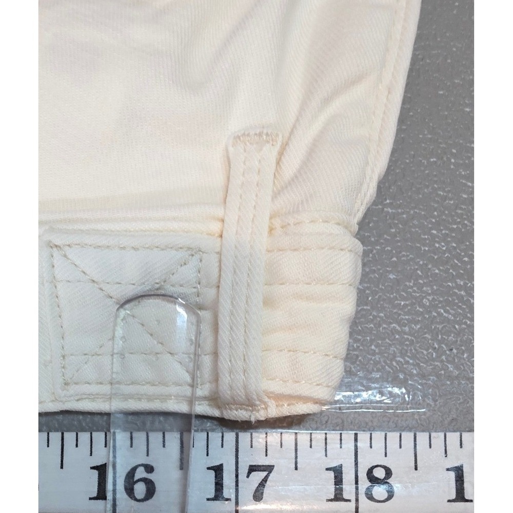 PISTOLA Womens‎ 33 High Rise Cropped Straight Leg Utility Pant in Ecru - Picture 8 of 15